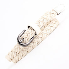 Load image into Gallery viewer, Fashion Womens Vivid Braided Casual PU Leather Narrow Thin Buckle Strap Waist Belt