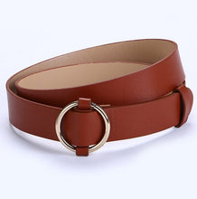 Load image into Gallery viewer, Newest Gold Round buckle belts