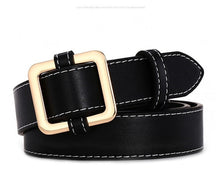 Load image into Gallery viewer, Female deduction side gold buckle jeans wild belts