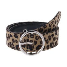 Load image into Gallery viewer, New Woman Lady Leopard Print Dress Strap Waist Belts