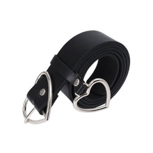 Load image into Gallery viewer, PU Leather Belt for Women Metal Heart Corset