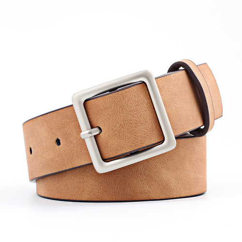 2018 New Arrival Beautiful Adjustable Square Buckle Fashion Belt