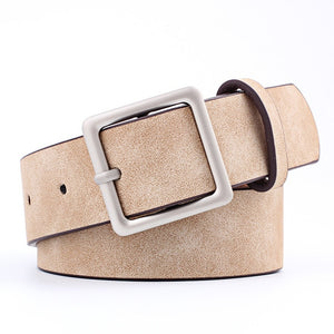 2018 New Arrival Beautiful Adjustable Square Buckle Fashion Belt
