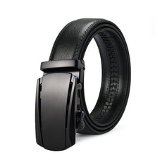Load image into Gallery viewer, Black Male Buckle Leather Belts