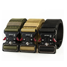 Load image into Gallery viewer, Mens Tactical Canvas Belt Military Nylon
