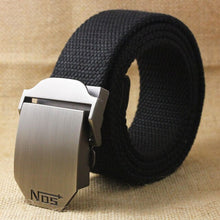 Load image into Gallery viewer, Unisex Canvas belt fashion weaving canvas Alloy Automatic buckle