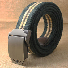Load image into Gallery viewer, Unisex Canvas belt fashion weaving canvas Alloy Automatic buckle