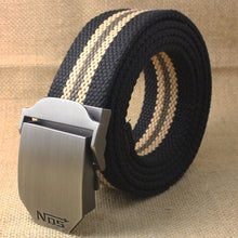 Load image into Gallery viewer, Unisex Canvas belt fashion weaving canvas Alloy Automatic buckle