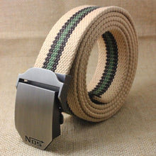Load image into Gallery viewer, Unisex Canvas belt fashion weaving canvas Alloy Automatic buckle