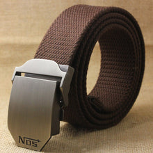 Load image into Gallery viewer, Unisex Canvas belt fashion weaving canvas Alloy Automatic buckle