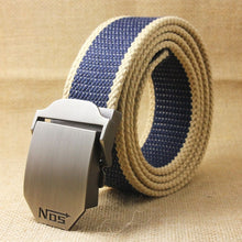 Load image into Gallery viewer, Unisex Canvas belt fashion weaving canvas Alloy Automatic buckle