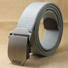Load image into Gallery viewer, Unisex Canvas belt fashion weaving canvas Alloy Automatic buckle