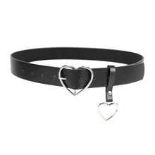 Load image into Gallery viewer, PU Leather Belt for Women Metal Heart Corset